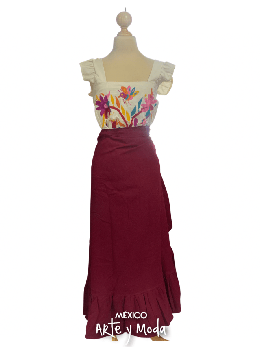 Falda Envolvente - MÉXICO ARTE Y MODA - Falda