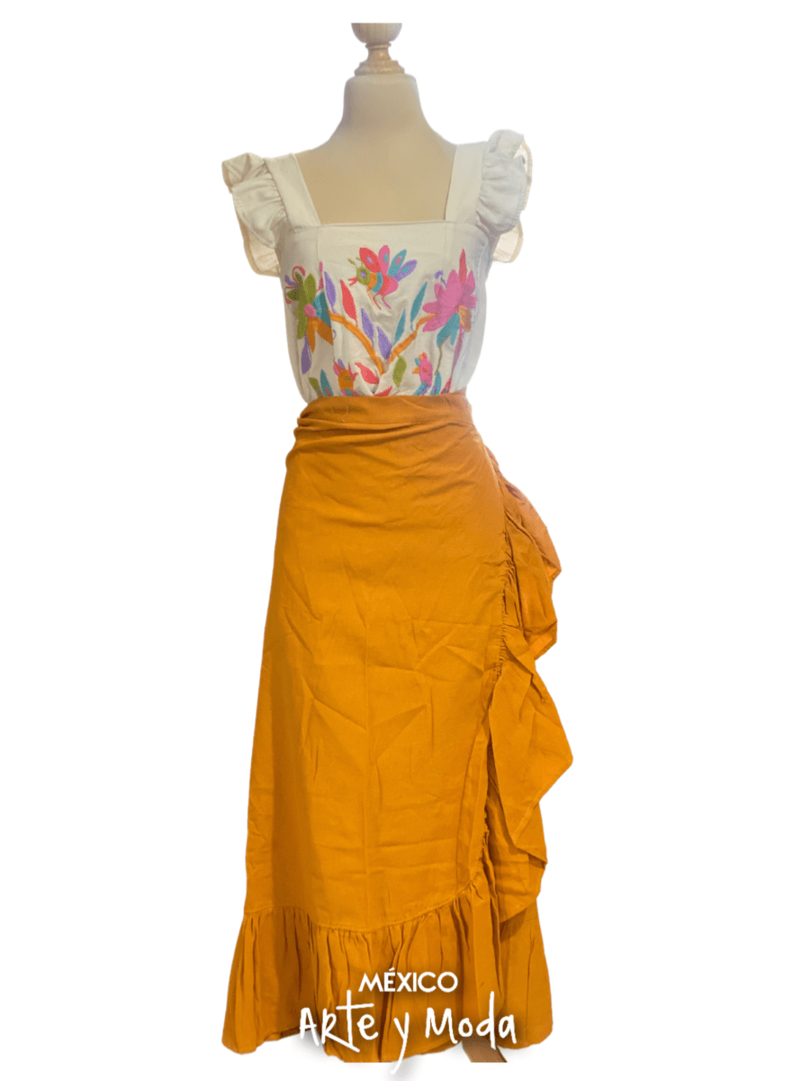 Falda Envolvente - MÉXICO ARTE Y MODA - Falda