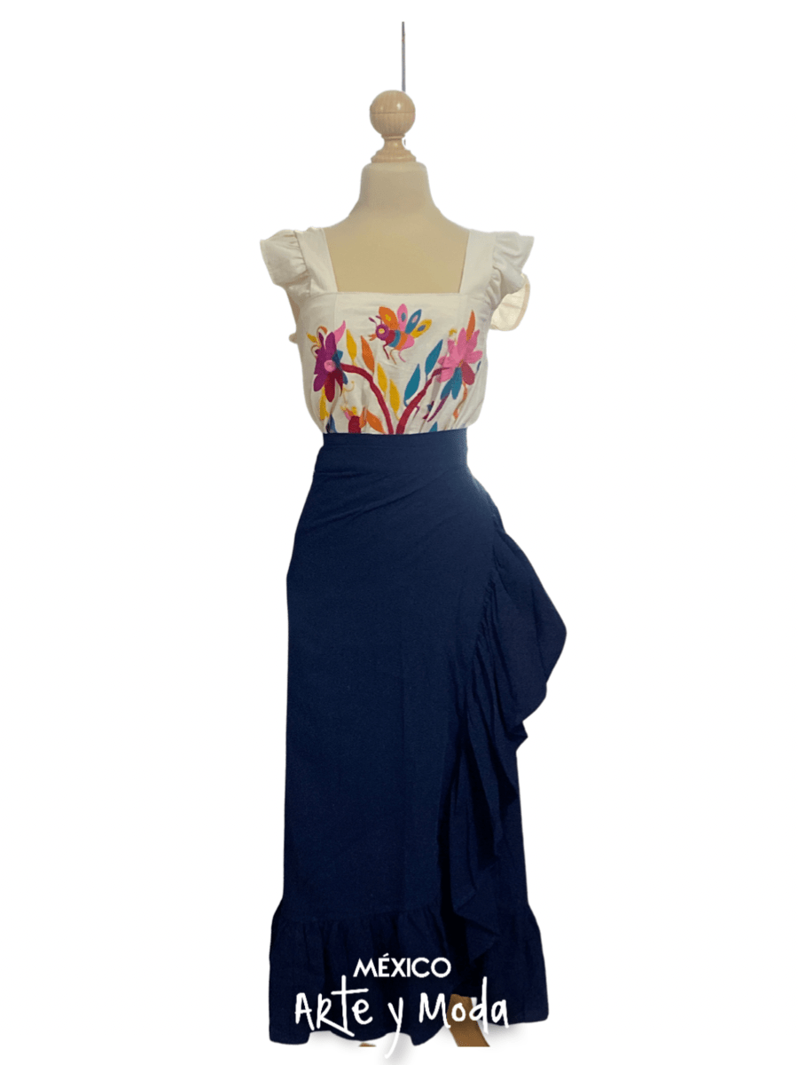 Falda Envolvente - MÉXICO ARTE Y MODA - Falda