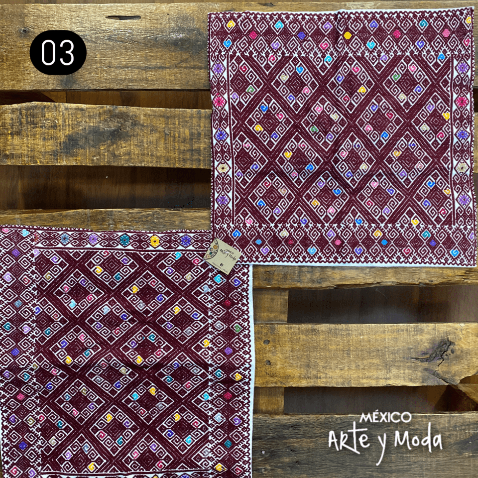 Funda para Cojines San Andrés (Juego de 2 pz) - MÉXICO ARTE Y MODA - Fundas para Cojines