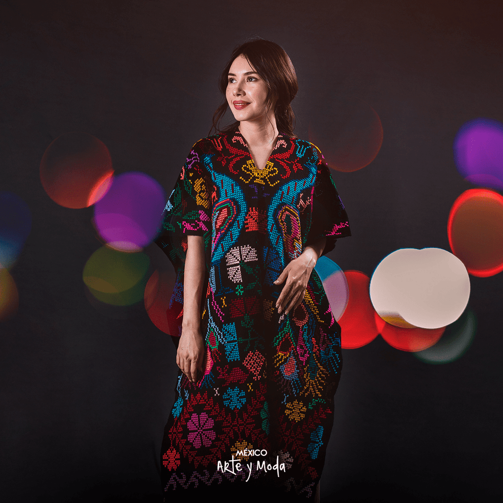 Gaban Punto de Cruz - MÉXICO ARTE Y MODA - Gabán