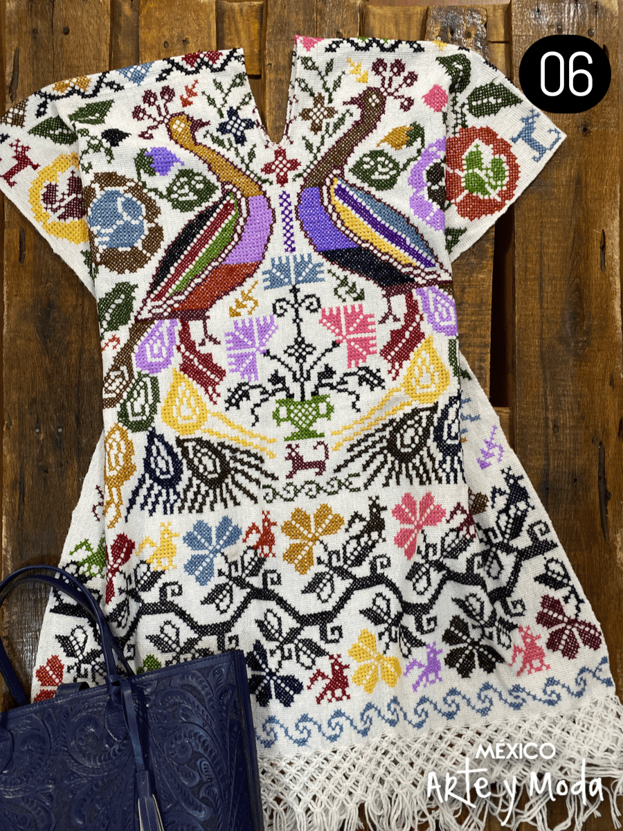 Gaban Punto de Cruz - MÉXICO ARTE Y MODA - Gabán