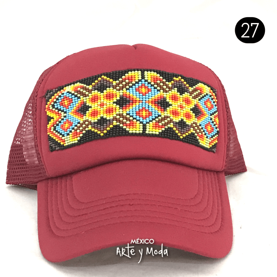 Gorra Trucker Huichol - MÉXICO ARTE Y MODA - Gorra