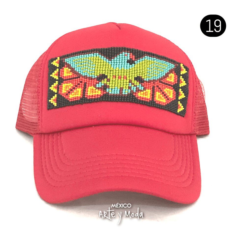 Gorra Trucker Huichol - MÉXICO ARTE Y MODA - Gorra