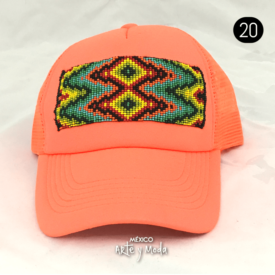 Gorra Trucker Huichol - MÉXICO ARTE Y MODA - Gorra
