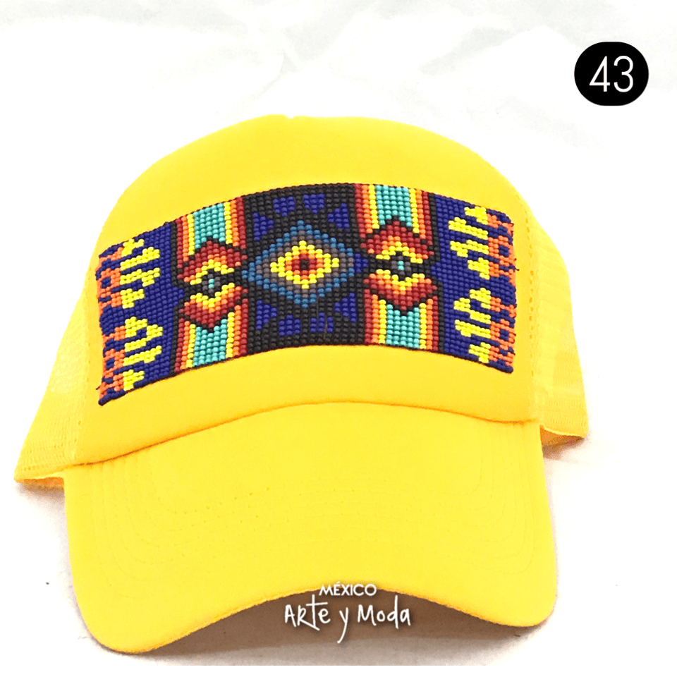 Gorra Trucker Huichol - MÉXICO ARTE Y MODA - Gorra
