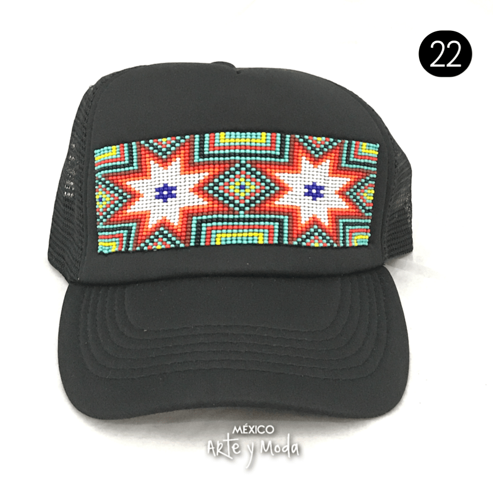 Gorra Trucker Huichol - MÉXICO ARTE Y MODA - Gorra