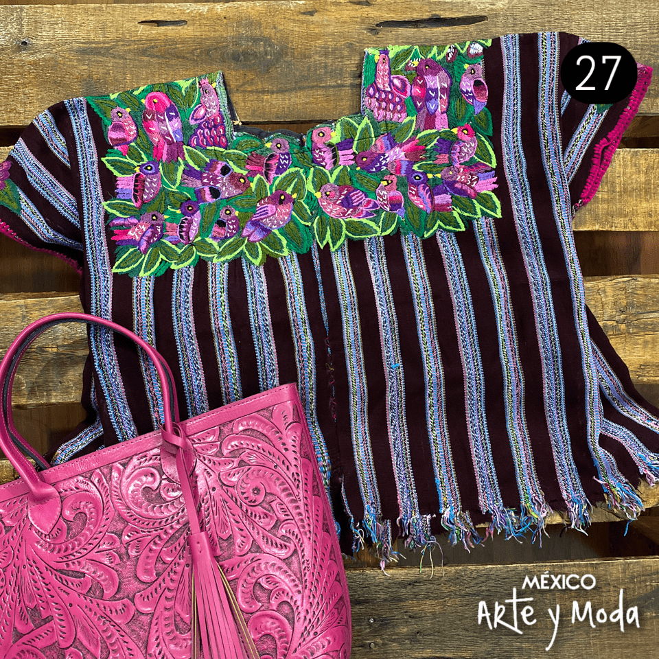 Huipil Guate Ceremonial - MÉXICO ARTE Y MODA - Blusa Bordada