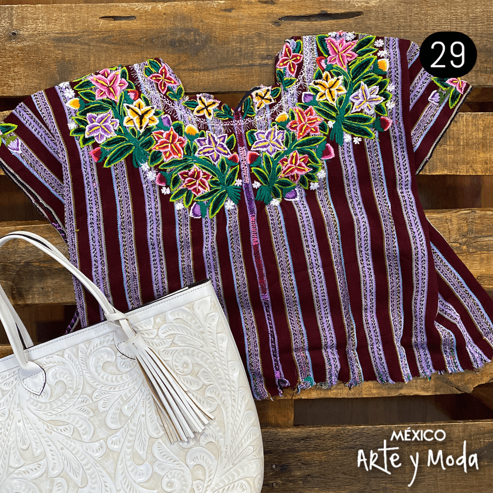 Huipil Guate Ceremonial - MÉXICO ARTE Y MODA - Blusa Bordada