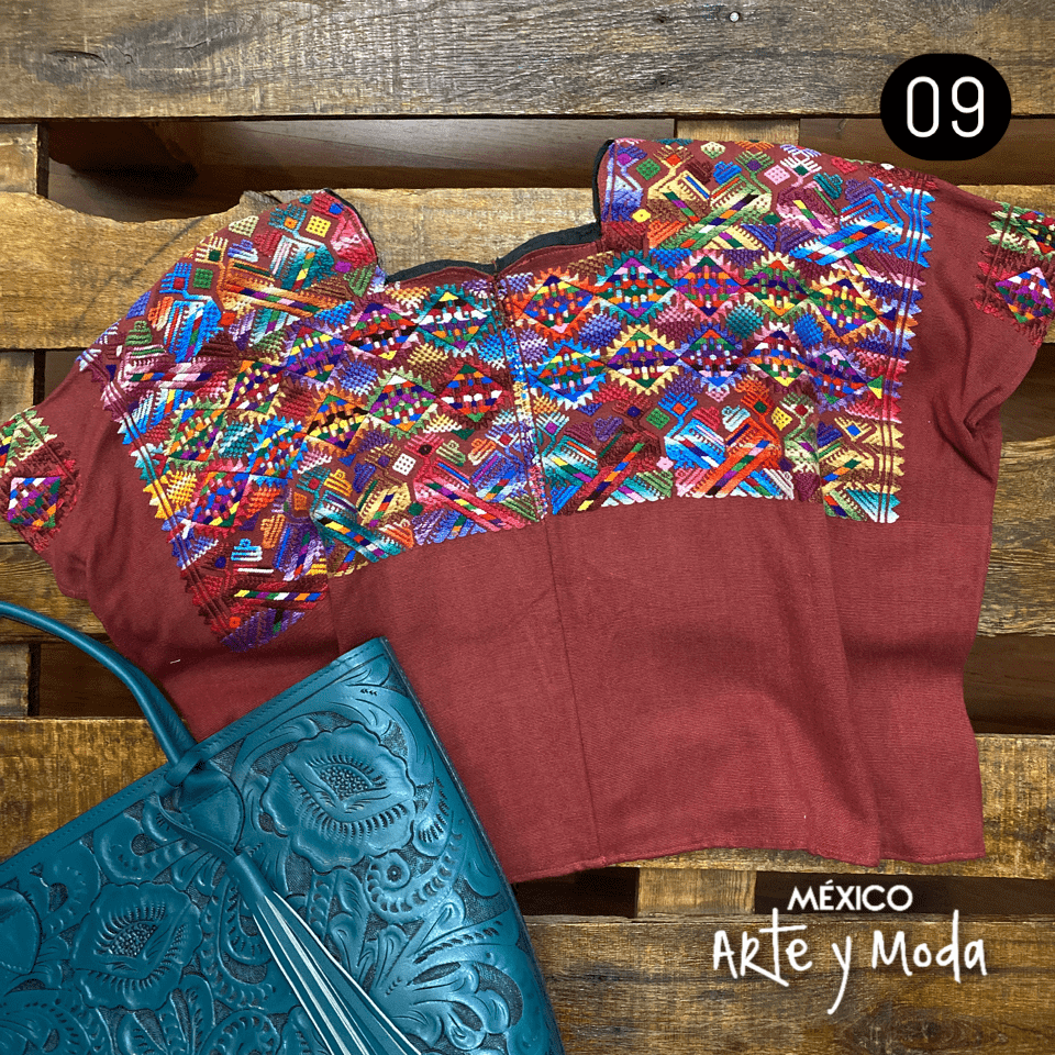 Huipil Guate Ceremonial - MÉXICO ARTE Y MODA - Blusa Bordada