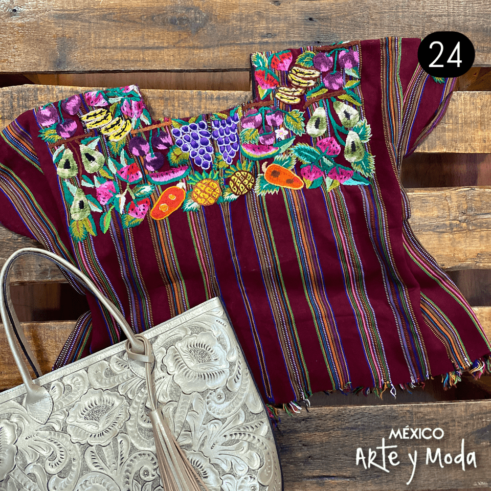 Huipil Guate Ceremonial - MÉXICO ARTE Y MODA - Blusa Bordada