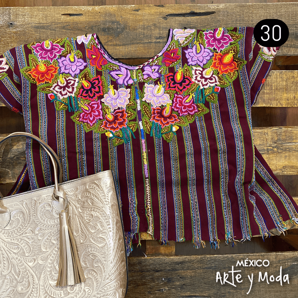 Huipil Guate Ceremonial - MÉXICO ARTE Y MODA - Blusa Bordada