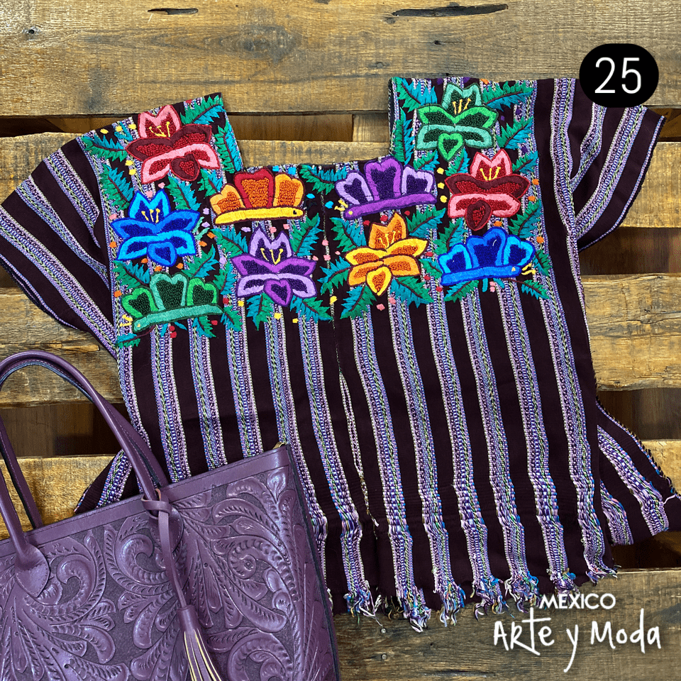 Huipil Guate Ceremonial - MÉXICO ARTE Y MODA - Blusa Bordada