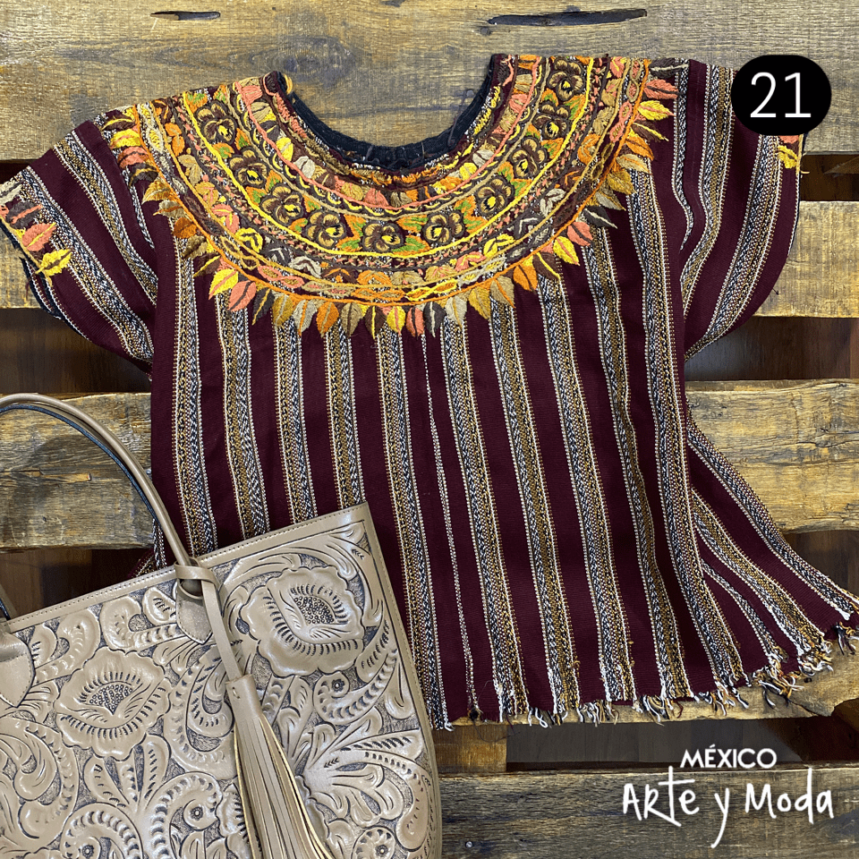 Huipil Guate Ceremonial - MÉXICO ARTE Y MODA - Blusa Bordada