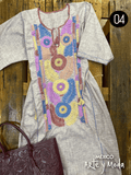 Huipil Rococo Largo - MÉXICO ARTE Y MODA - Vestido Bordado