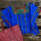 Huipil Telar Rococo - MÉXICO ARTE Y MODA - Crop Top