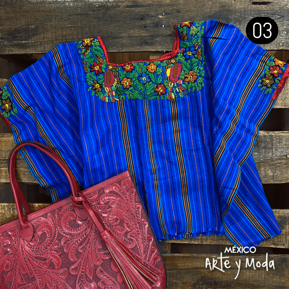 Huipil Telar Rococo - MÉXICO ARTE Y MODA - Crop Top