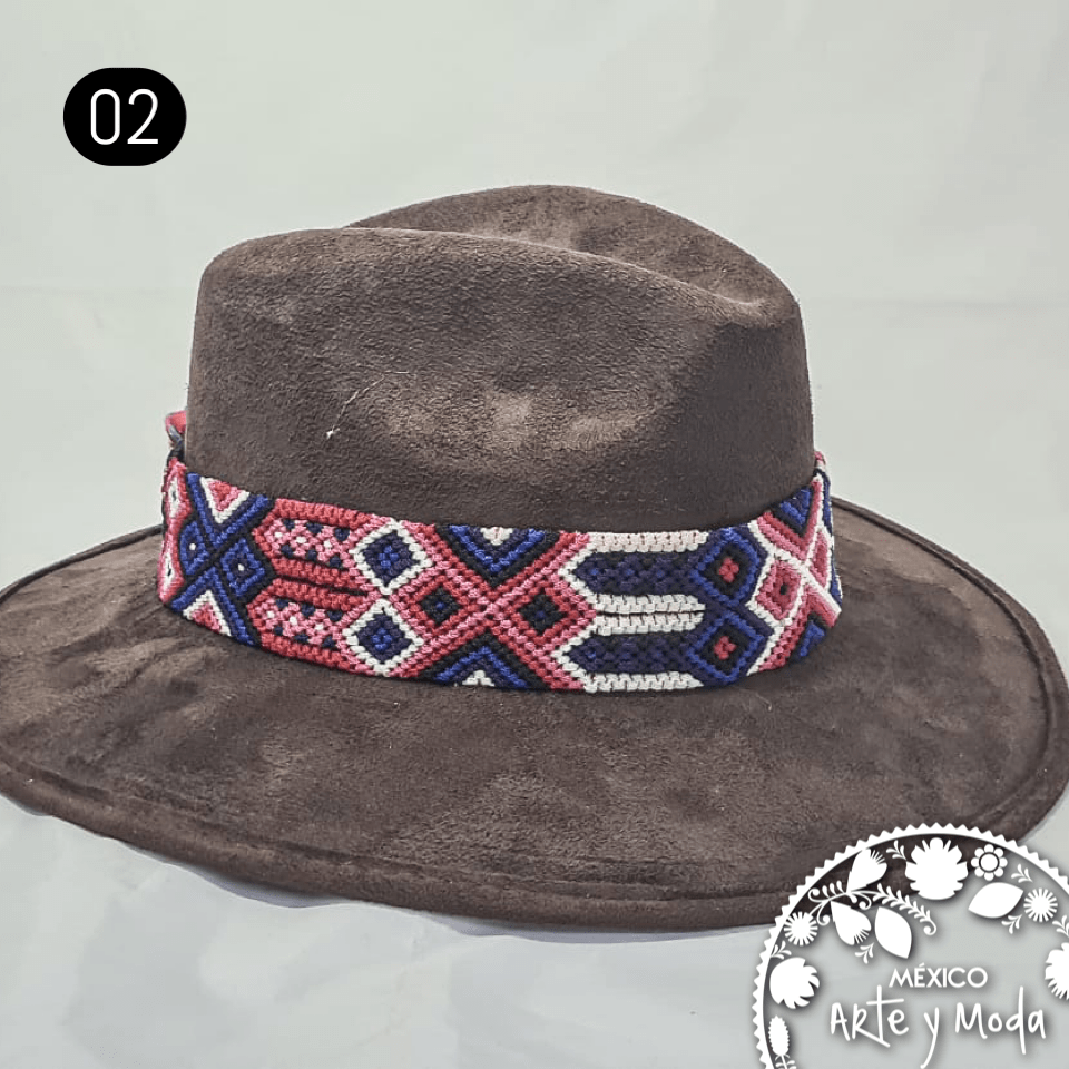 Indiana Gamuza Tejido - MÉXICO ARTE Y MODA - Sombrero