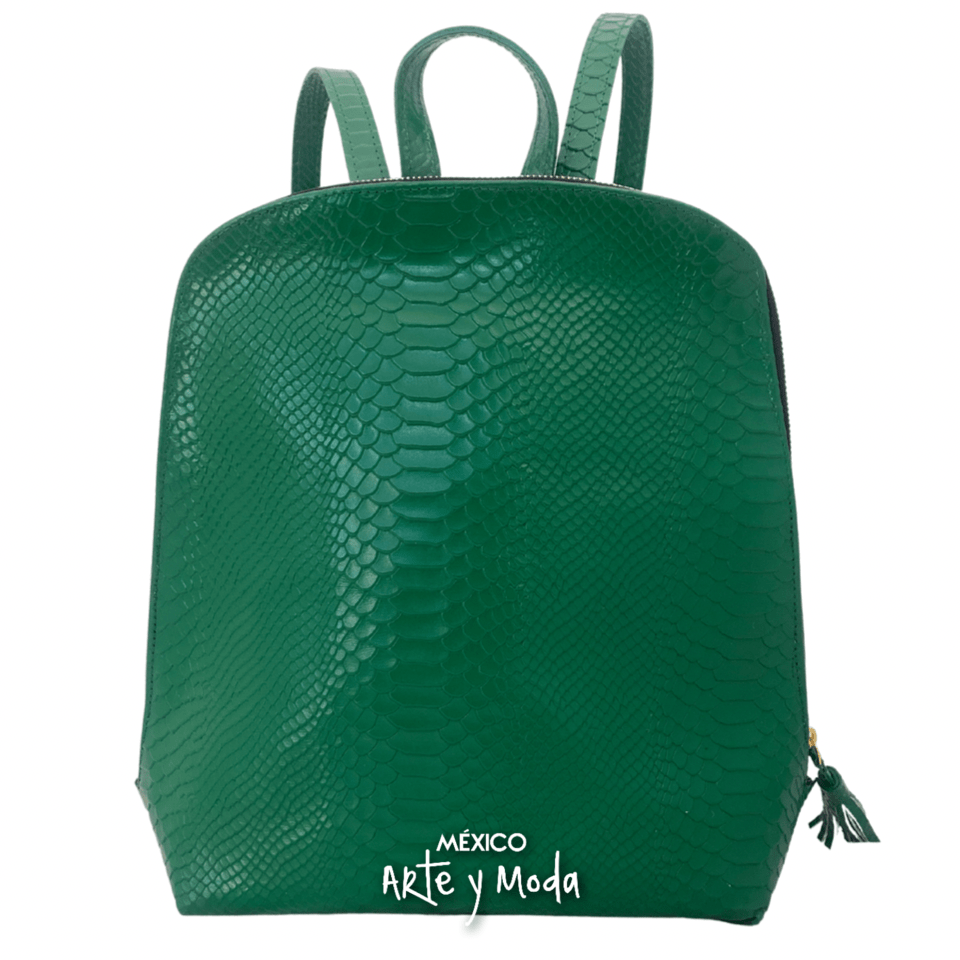 Mochila Piel Snake - MÉXICO ARTE Y MODA - Maletas y bolsos de viaje