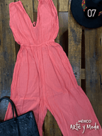 Mono Manta Corrugada - MÉXICO ARTE Y MODA - Monos de pantalón corto y largo