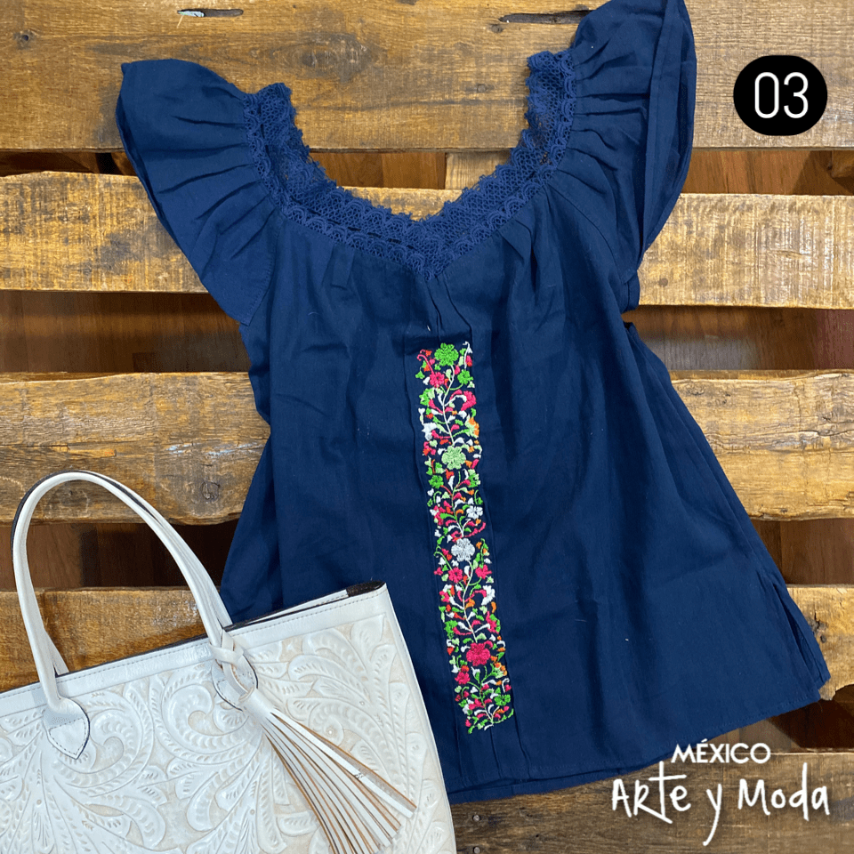 Nueva Blusa Angel - MÉXICO ARTE Y MODA - Blusa Bordada