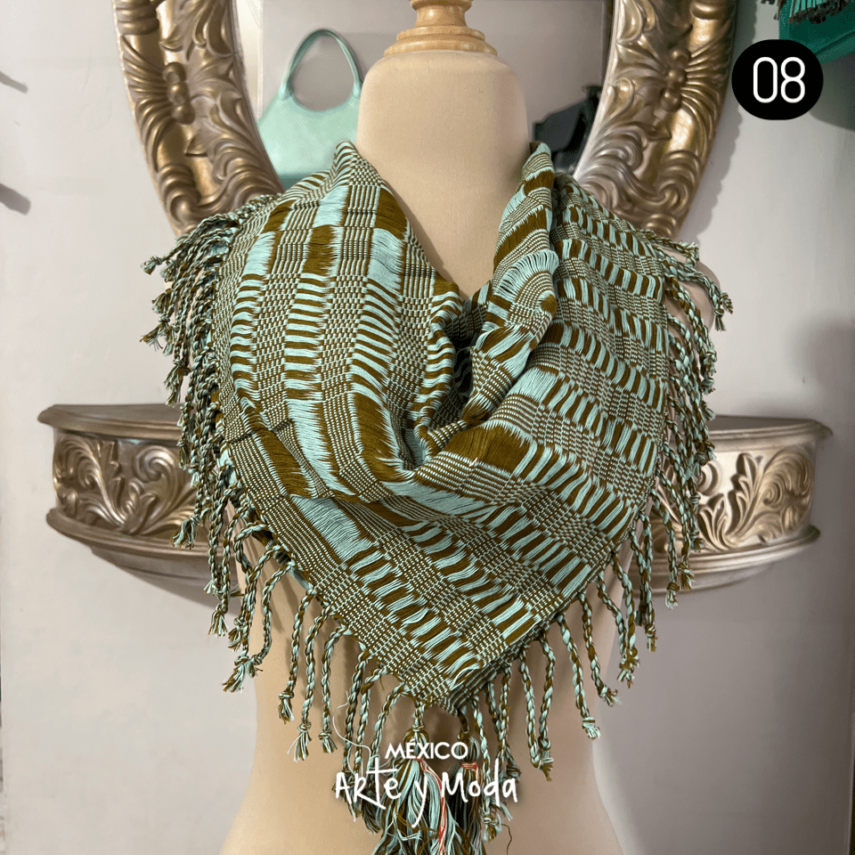 Pashmina Telar Cintura - MÉXICO ARTE Y MODA - Pañuelos y pañoletas