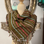 Pashmina Telar Cintura - MÉXICO ARTE Y MODA - Pañuelos y pañoletas