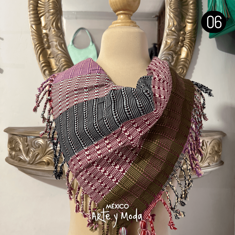 Pashmina Telar Cintura - MÉXICO ARTE Y MODA - Pañuelos y pañoletas