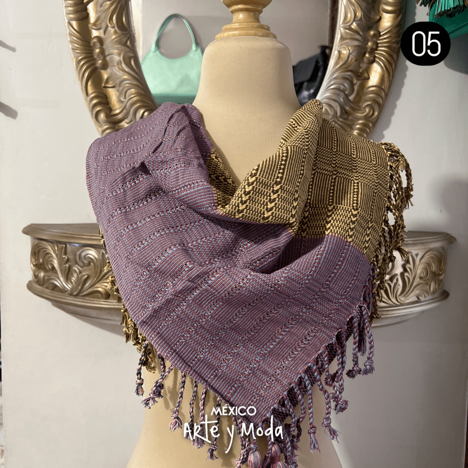 Pashmina Telar Cintura - MÉXICO ARTE Y MODA - Pañuelos y pañoletas