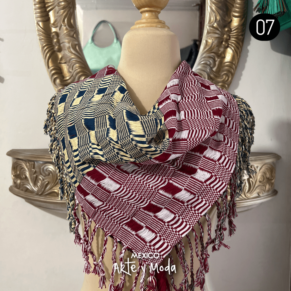 Pashmina Telar Cintura - MÉXICO ARTE Y MODA - Pañuelos y pañoletas