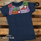 Playera Bordada a Mano - MÉXICO ARTE Y MODA - Playera Bordada