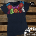 Playera Bordada a Mano - MÉXICO ARTE Y MODA - Playera Bordada