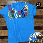 Playera Bordada a Mano - MÉXICO ARTE Y MODA - Playera Bordada
