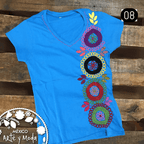 Playera Bordada a Mano - MÉXICO ARTE Y MODA - Playera Bordada