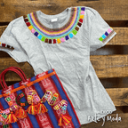 Playera Chamula - MÉXICO ARTE Y MODA - Playera Bordada