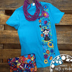 Playera Lelé - MÉXICO ARTE Y MODA - Playera Bordada