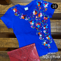 Playera Tehuacán Bordado Fino - MÉXICO ARTE Y MODA - Playera Bordada