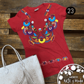 Playera Tehuacan - MÉXICO ARTE Y MODA - Playera Bordada