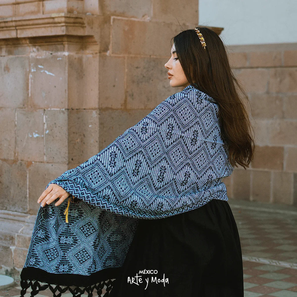 Rebozo Artesano - MÉXICO ARTE Y MODA - Rebozo