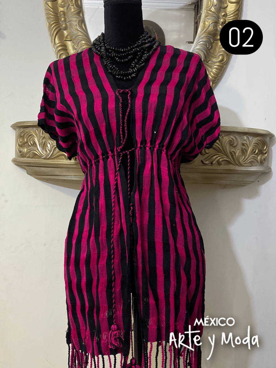 Salida de Baño Telar Deshilado - MÉXICO ARTE Y MODA - Chaleco