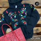 Sudadera Bordada con Cierre - MÉXICO ARTE Y MODA - Sudaderas y Suéteres