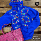 Sudadera Bordada con Cierre - MÉXICO ARTE Y MODA - Sudaderas y Suéteres