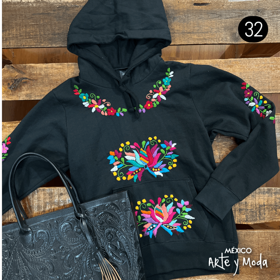 Sudadera Bordada - MÉXICO ARTE Y MODA - Sudaderas y Suéteres