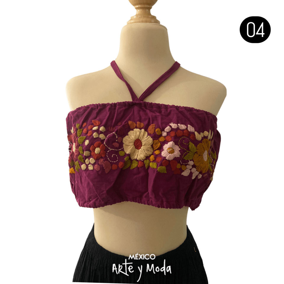 Top Halter Chiapas - MÉXICO ARTE Y MODA - Camisas y tops