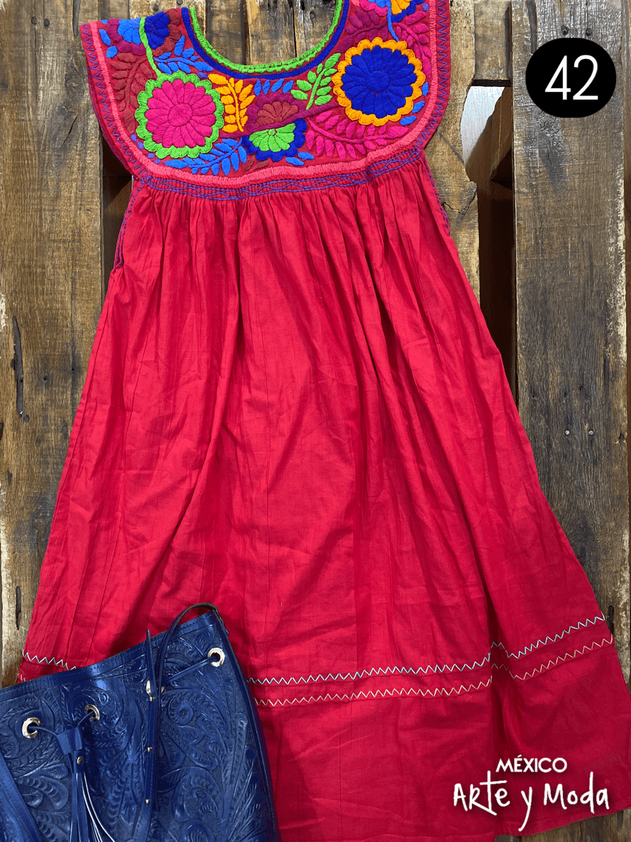 Tunica Aguacatenango - MÉXICO ARTE Y MODA - Vestido Bordado