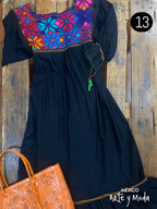 Tunica Estrella Rayon - MÉXICO ARTE Y MODA - Vestido Bordado