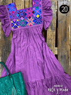 Tunica Estrella Rayon - MÉXICO ARTE Y MODA - Vestido Bordado