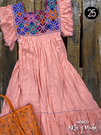 Tunica Estrella Rayon - MÉXICO ARTE Y MODA - Vestido Bordado