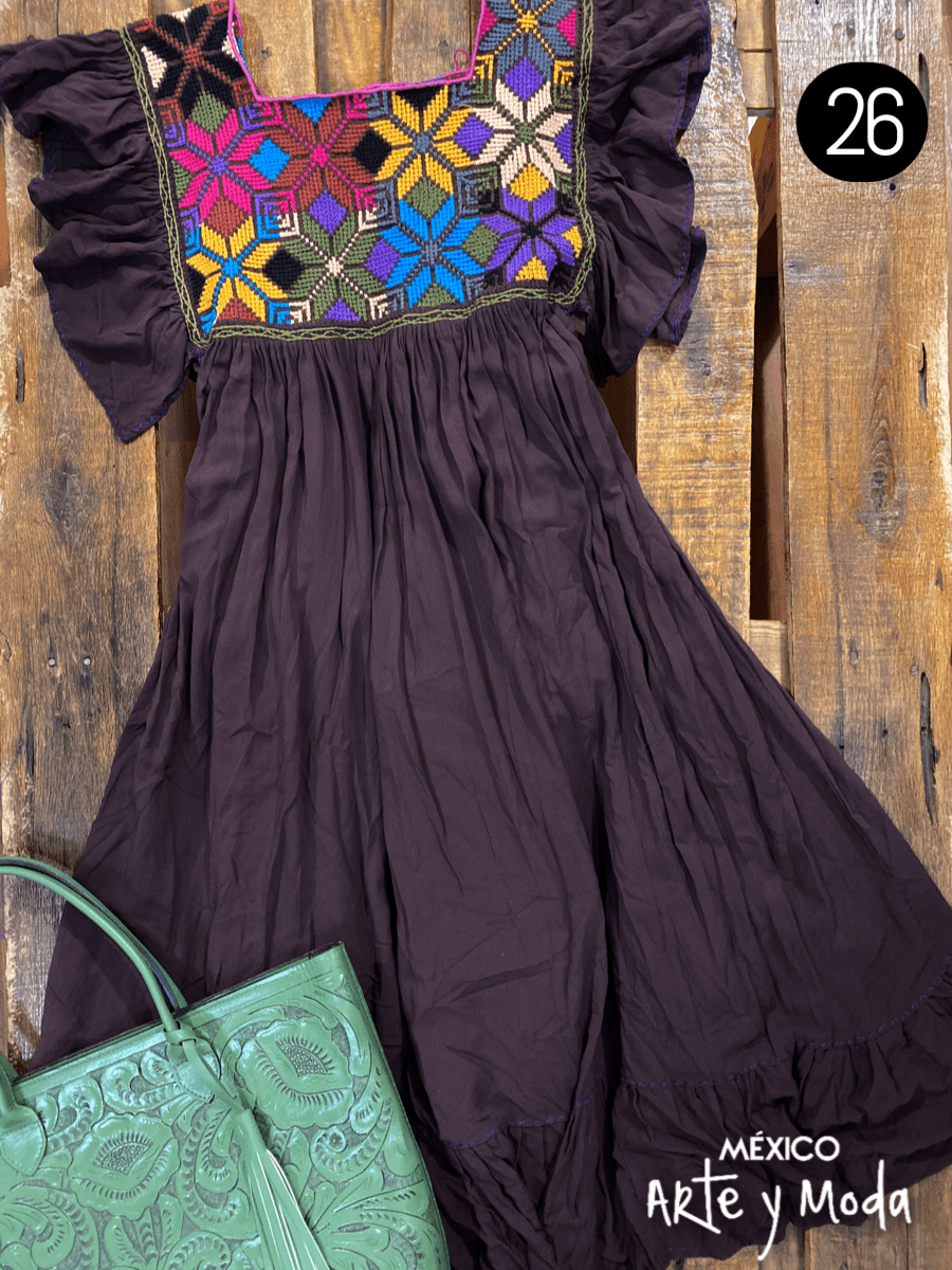 Tunica Estrella Rayon - MÉXICO ARTE Y MODA - Vestido Bordado