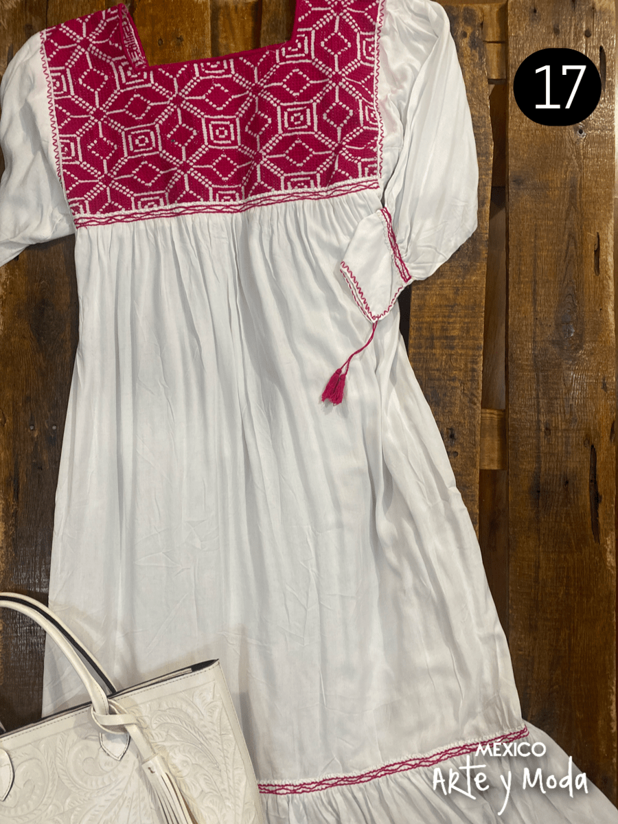 Tunica Estrella Rayon - MÉXICO ARTE Y MODA - Vestido Bordado